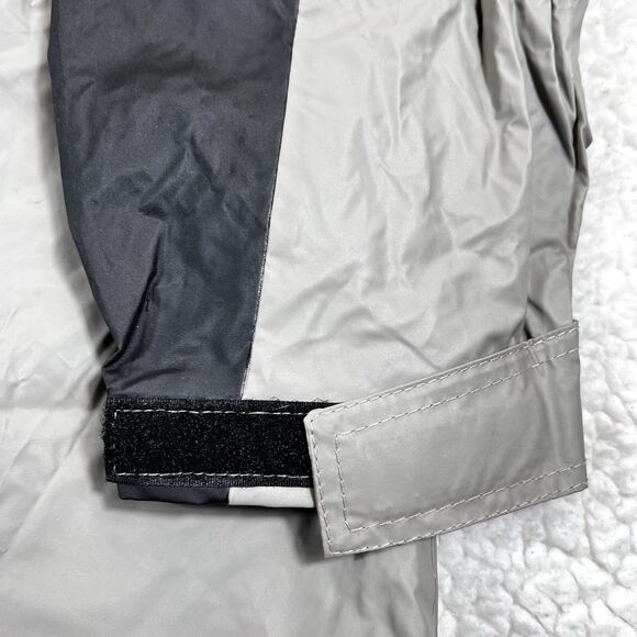 Eddie Bauer Jacket Mens XL Beige PVC Nylon Vented Waterproof Rain Coat - Picture 12 of 15